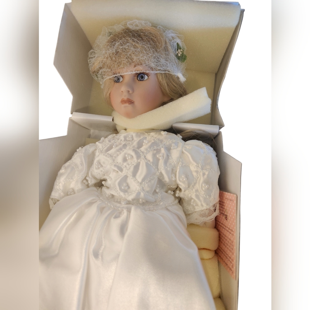 Paradise Galleries Elizabeth Ann Porcelain Doll - New in Box, COA included